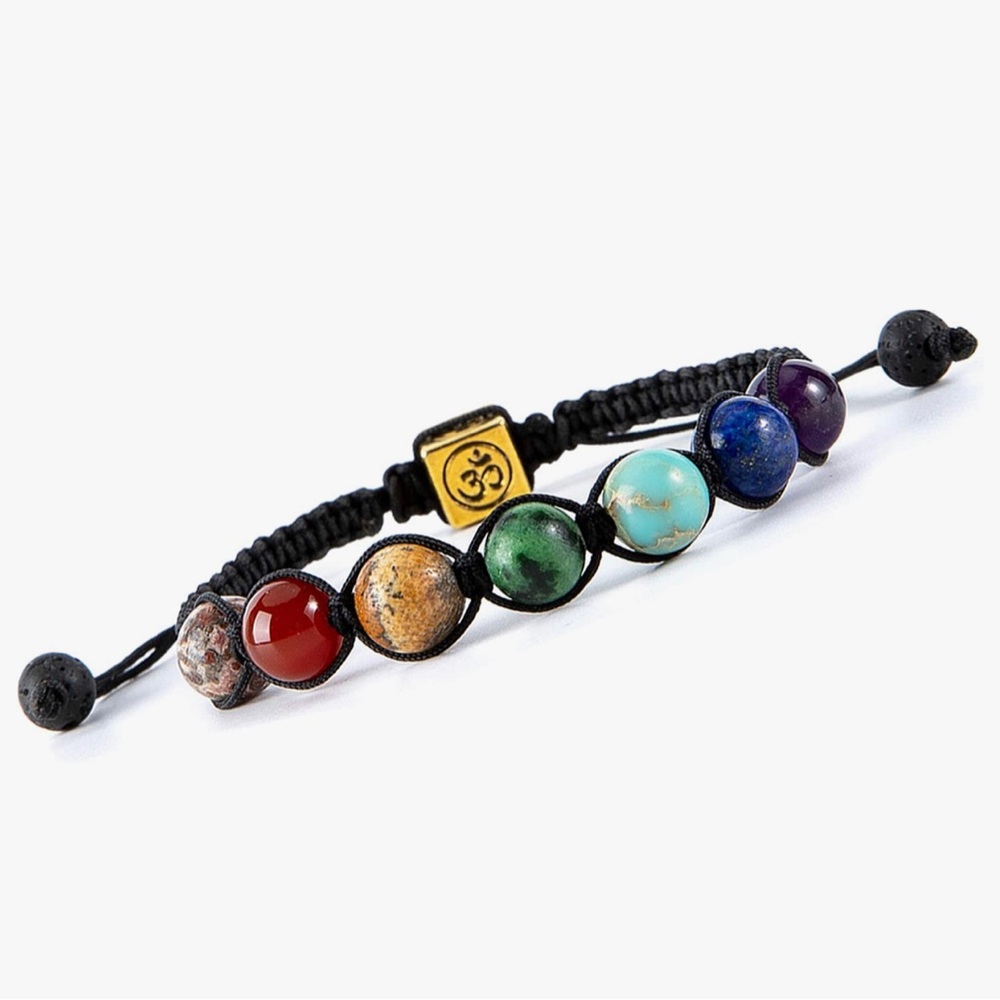 Seven Chakra bracelet , NEW UNISEX
